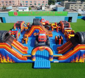 GF3-1311 Parque Inflável com Tema Monstro Blaze