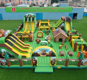GF3-1314 Parque Inflável com Tema Ursos Boonie