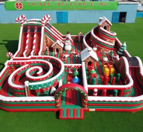 GF3-1320 Parque Inflável com Tema de Natal