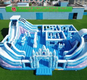 GF3-1335 Parque Inflável com Tema Frozen