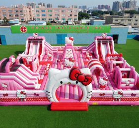 GF3-1345 Parque Inflável Tema Hello Kitty