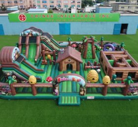 GF3-1361 Parque Inflável Tema Masha e o Urso