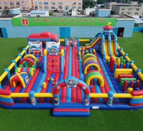 GF3-1380 Parque Inflável com Tema da Patrulha Canina