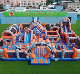 GF3-1391 Parque Inflável Tema Rusty Rivets