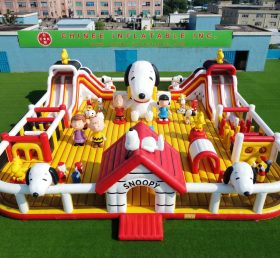 GF3-1394 Parque Inflável Tema Snoopy