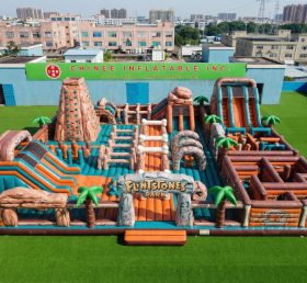 GF3-1411 Parque Inflável com Tema dos Flintstones
