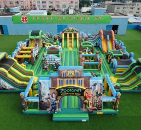 GF3-1421 Parque Inflável com Tema Zootopia