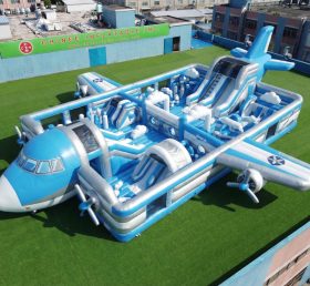 GF3-638 Parque Inflável Gigante com Tema de Avião
