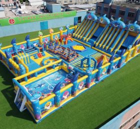 GF3-642 Parque Inflável Gigante Tema Baby Shark