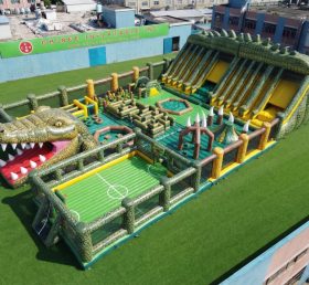 GF3-655 Parque Gigante Inflável com Tema de Crocodilo