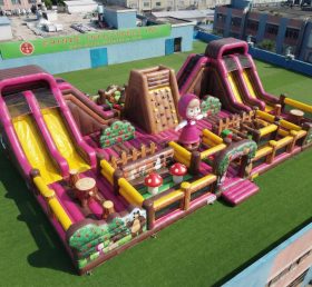 GF3-668 Parque Inflável Gigante Tema Masha e o Urso