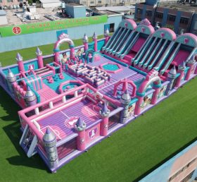 GF3-673 Parque Inflável Gigante com Tema Nella Cavaleira