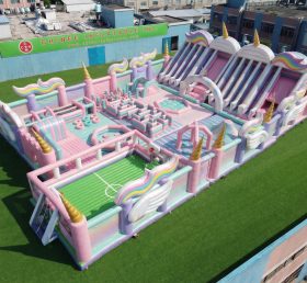 GF3-695 Parque Inflável Gigante com Tema de Unicórnio