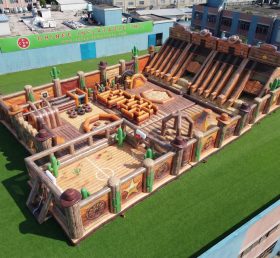 GF3-696 Parque Inflável Gigante com Tema Faroeste