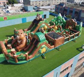 GF3-698 Parque Inflável com Tema Ursos Boonie