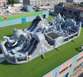 GF3-701 Playground Inflável Tema de Elefante