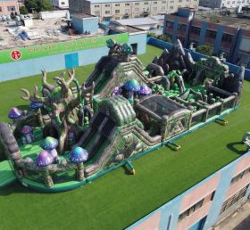GF3-708 Parque Infantil Inflável com Tema de Floresta Mágica