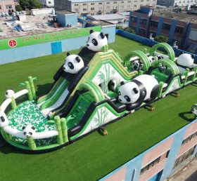 GF3-713 Parque Infantil Inflável Tema Panda