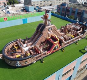 GF3-714 Parque Infantil Inflável Temático de Piratas