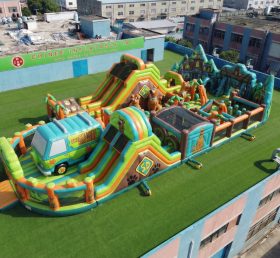 GF3-715 Playground Inflável com Tema Scooby-Doo