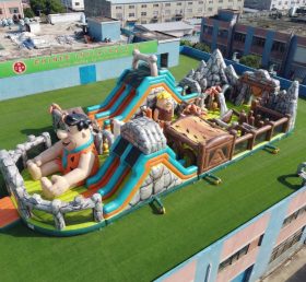 GF3-718 Parque Infantil Insuflável Tema Os Flintstones