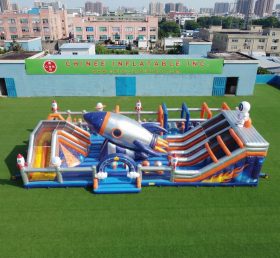 GF3-729 Parque Infantil Insuflável com Tema de Foguete
