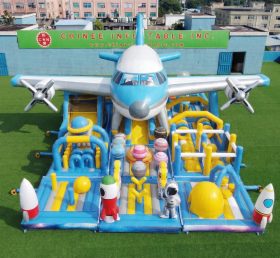 GF3-732 Parque Infantil Inflável com Tema de Avião