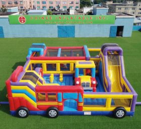 Playground Inflável com Tema de Ônibus GF3-735