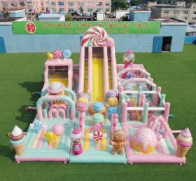 GF3-736 Parque Infantil Inflável com Tema de Doces
