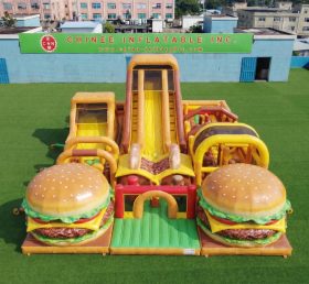 GF3-754 Parque Infantil Insuflável com Tema de Hambúrguer