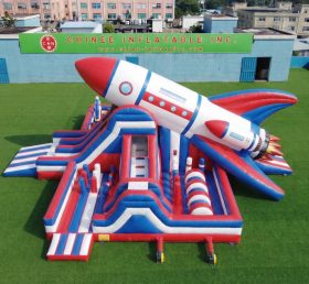 GF3-771 Playground Inflável com Tema de Foguete