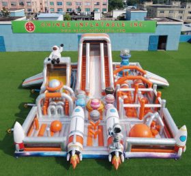 GF3-772 Playground Inflável com Tema de Foguete
