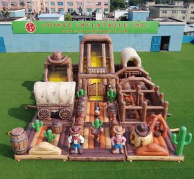 GF3-777 Parque Infantil Inflável Tema Velho Oeste