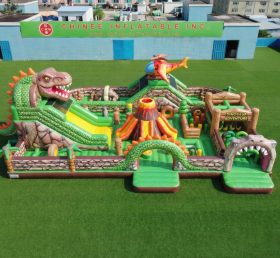 GF3-789 Parque Infantil Inflável com Tema de Dinossauro