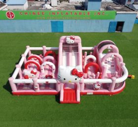 GF3-797 Playground Inflável com Tema Hello Kitty