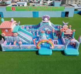 GF3-802 Parque Infantil Inflável Tema Sereia