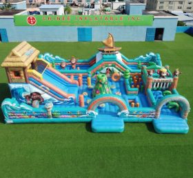 GF3-806 Playground Inflável com Tema Moana