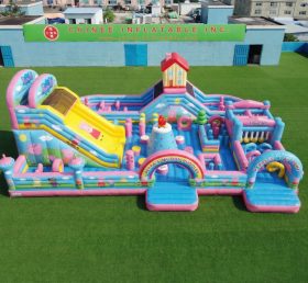 GF3-812 Parque Infantil Insuflável com Tema da Peppa Pig