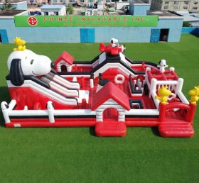 GF3-822 Playground Inflável Temático Snoopy