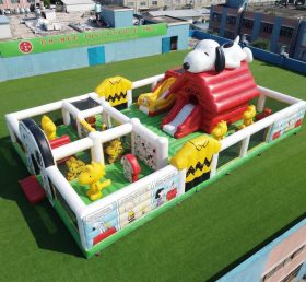 GF3-823 Playground Inflável Temático do Snoopy