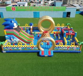 GF3-824 Playground Inflável com Tema do Sonic