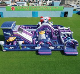 GF3-825 Playground Inflável com Tema Espacial