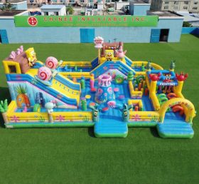 GF3-826 Parque Infantil Inflável Tema Bob Esponja