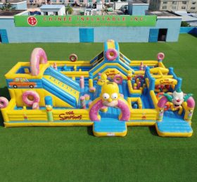 GF3-829 Playground Inflável Temático Os Simpsons