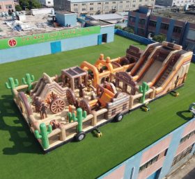 GF3-847 Parque Inflável Tema Velho Oeste