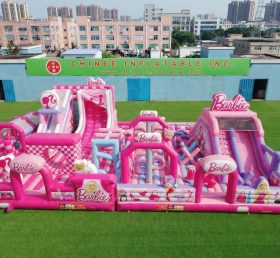 GF3-852 Parque Inflável Tema Barbie