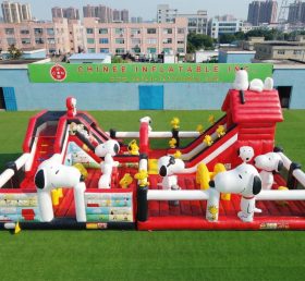 GF3-876 Parque Inflável Tema Snoopy