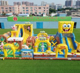 GF3-879 Parque Inflável Tema Bob Esponja