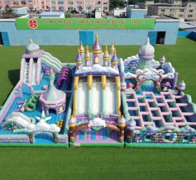 GF3-904 Parque Inflável com Tema de Conto de Fadas