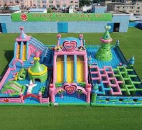 GF3-928 Parque Inflável com Tema das Meninas Superpoderosas